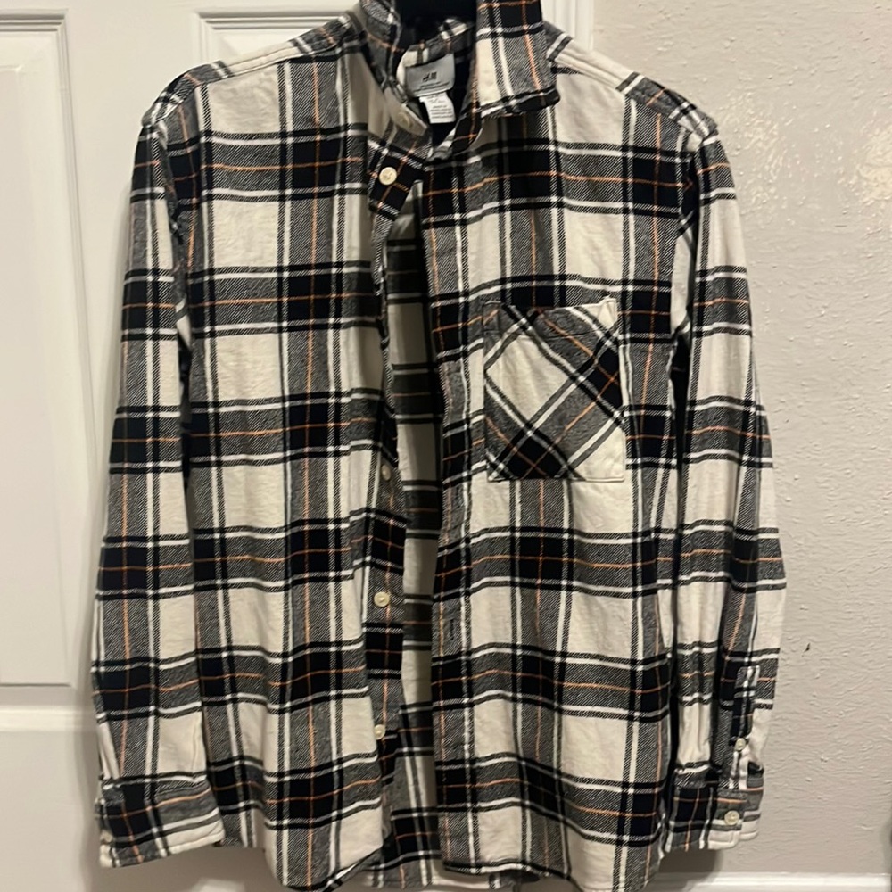 Men’s Plaid Button Shirt